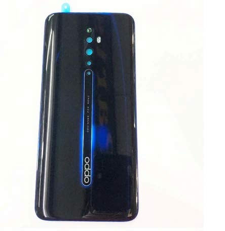 Mozomart Battery Door Back Panel Glass Compatible for Oppo Reno 2Z / Reno 2F : Black