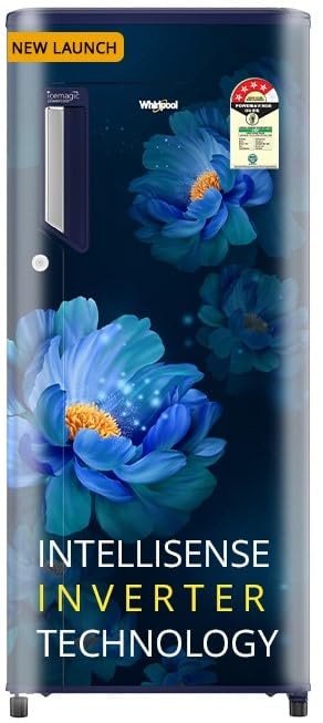 Whirlpool 192 L 4 Star Icemagic Powercool Direct-Cool Single Door Refrigerator (215 IMPC PRM 4S SAPPHIRE PEONY-Y, Blue, 2026 Model)