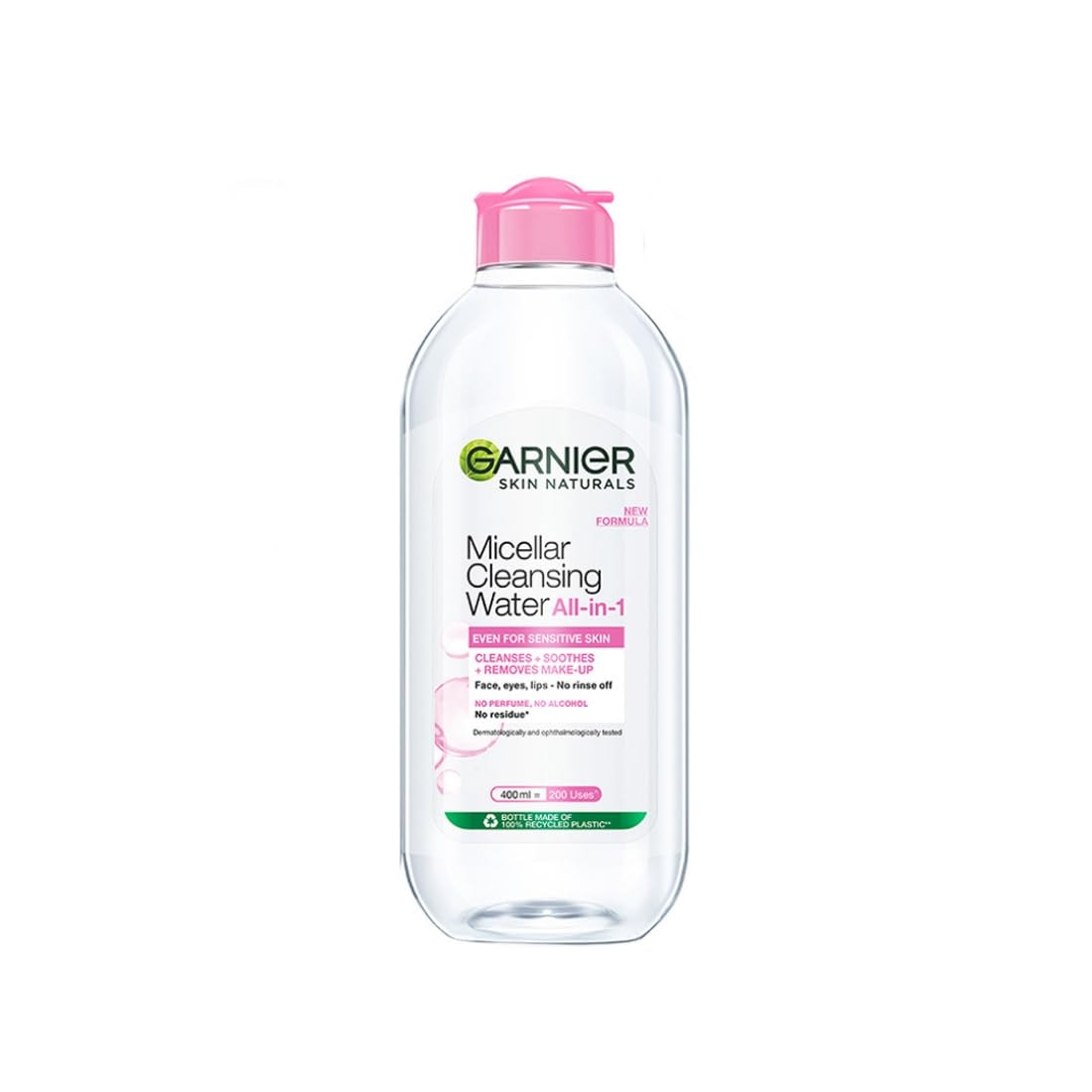 Garnier Micellar Cleaning Water, Hydrating & Soothing, 400ml | Gently hydrates your skin and removes makeup as well as dirt | Suitable for sensitive skin