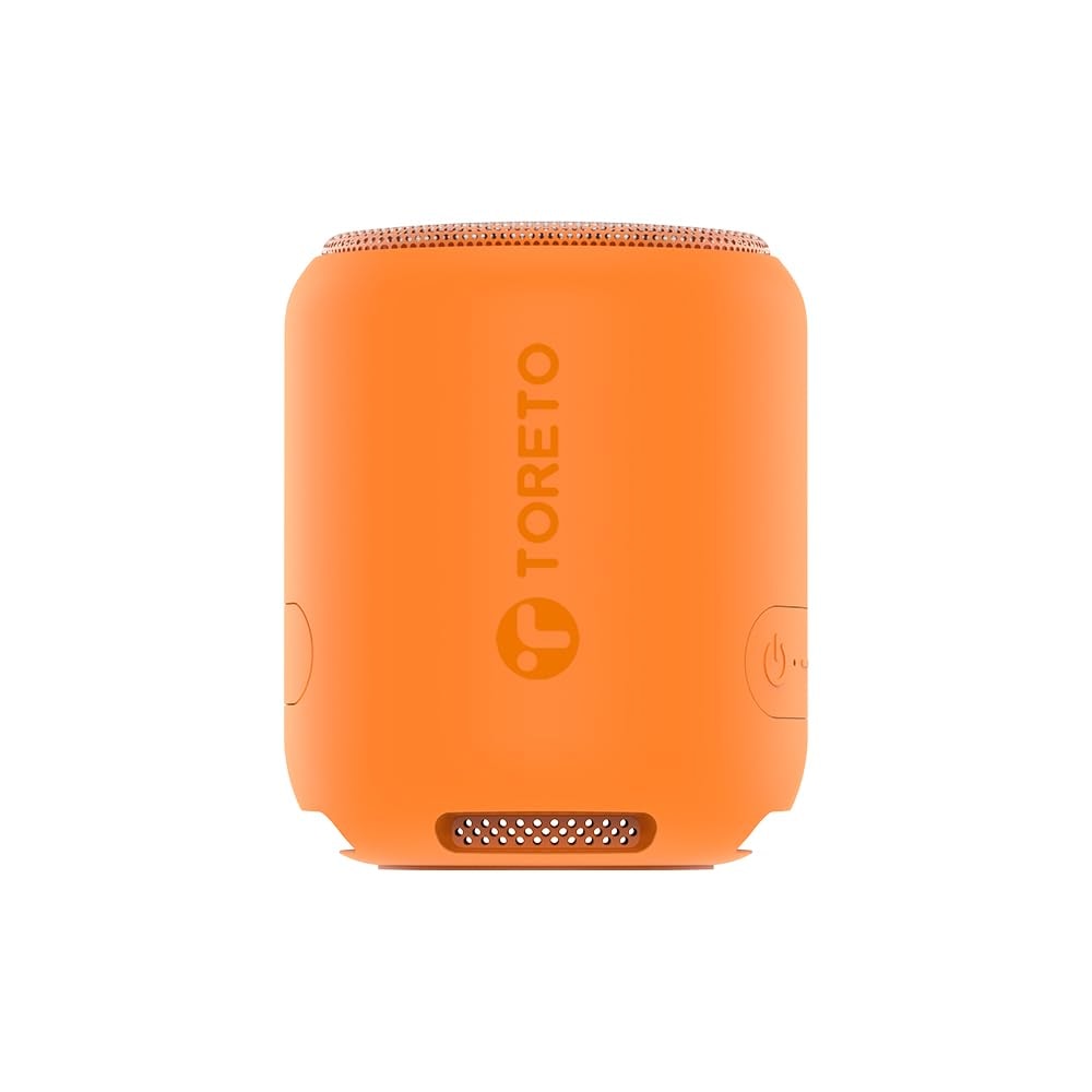 Toreto Orbix 12W Portable Bluetooth Speaker, 10 Hrs Playtime & 360° Sound