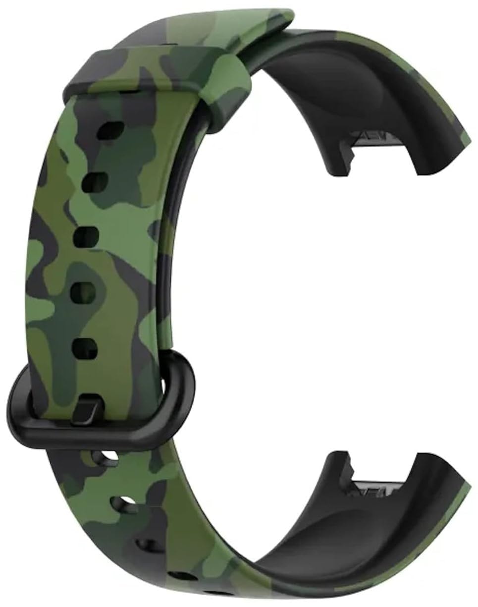 TechMount Soft Silicone Classic Strap With Secure Buckle Lock for Redmi Watch 2 Lite/Redmi GPS Smart Watch Only, Comfort and Flexible Fitness Smart Watch Strap