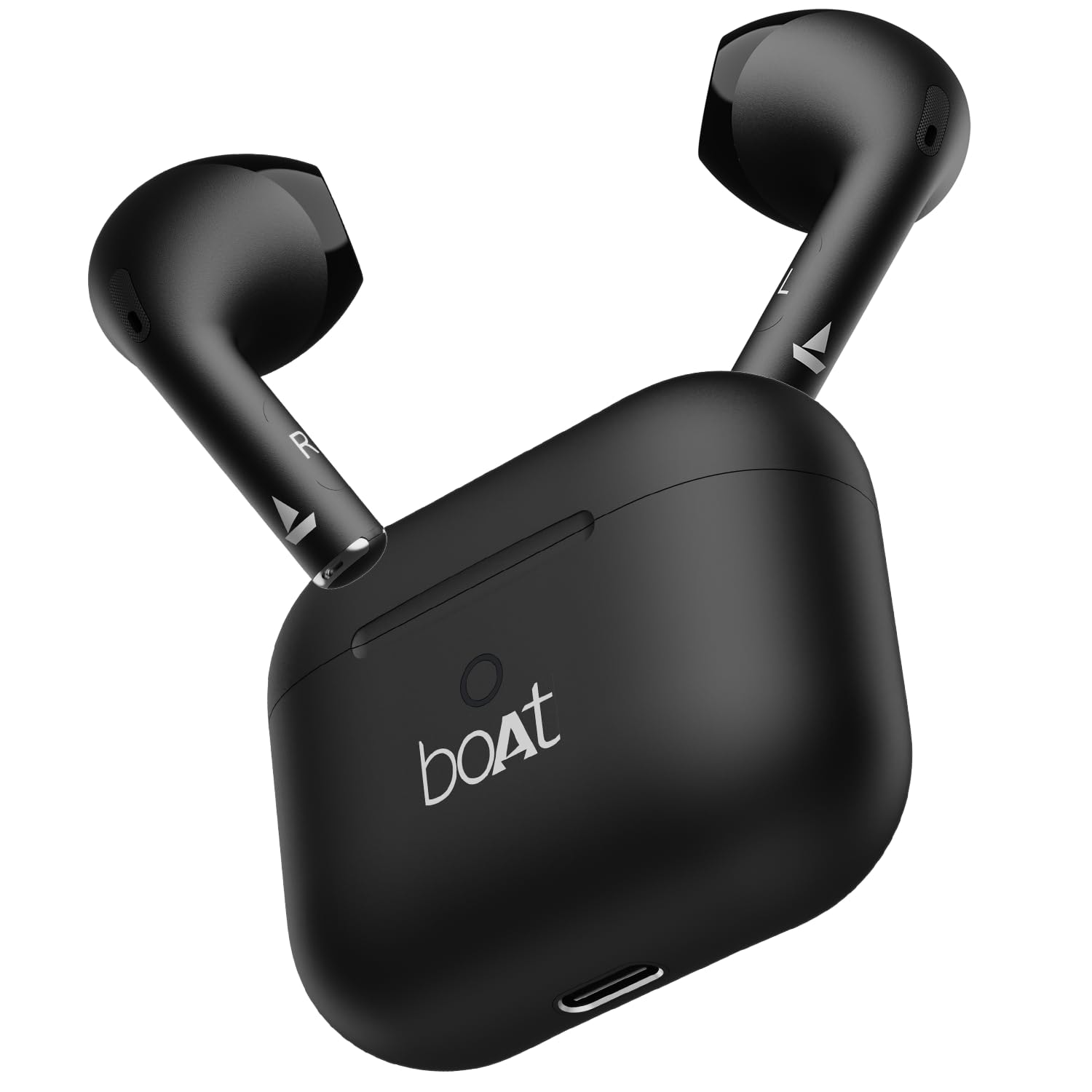 boAt Airdopes Joy, 35Hrs Battery, Fast Charge, IWP Tech, Low Latency, 2Mic ENx, Type-C Port, v5.3 Bluetooth Earbuds, TWS Ear Buds Wireless E