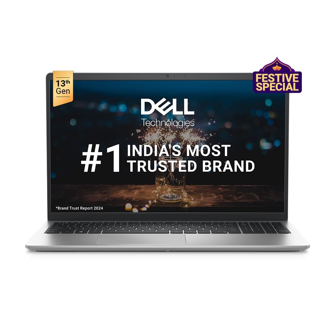 Dell Inspiron 3520 Thin & Light Laptop, Intel Core i5-1235U Processor, 8GB, 512GB SSD, 15.6" (39.62cm) FHD 120Hz 250 nits Display, Windows 11 + MSO'21, Backlit KB, 15 Months McAfee, Silver, 1.65kg