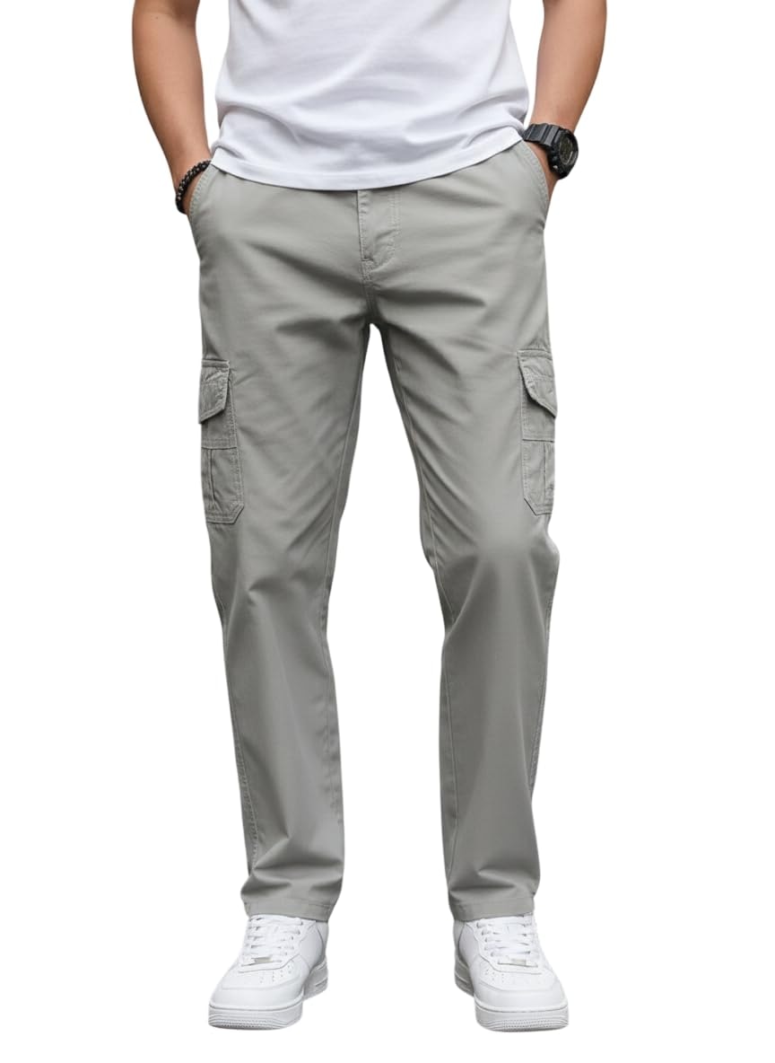 TAGAS Men’s Cotton Cargo Pants | Men Cargo Jogger Pant | Slim Fit Track Pants with Side Pockets | Stylish Streetwear Lower …