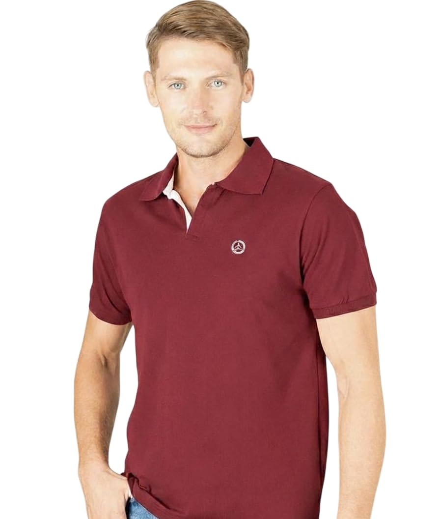 Men’s Classic Fit Polo T-Shirt | Premium Matty Fabric Short Sleeve Collared Shirt | Casual & Smart Wear