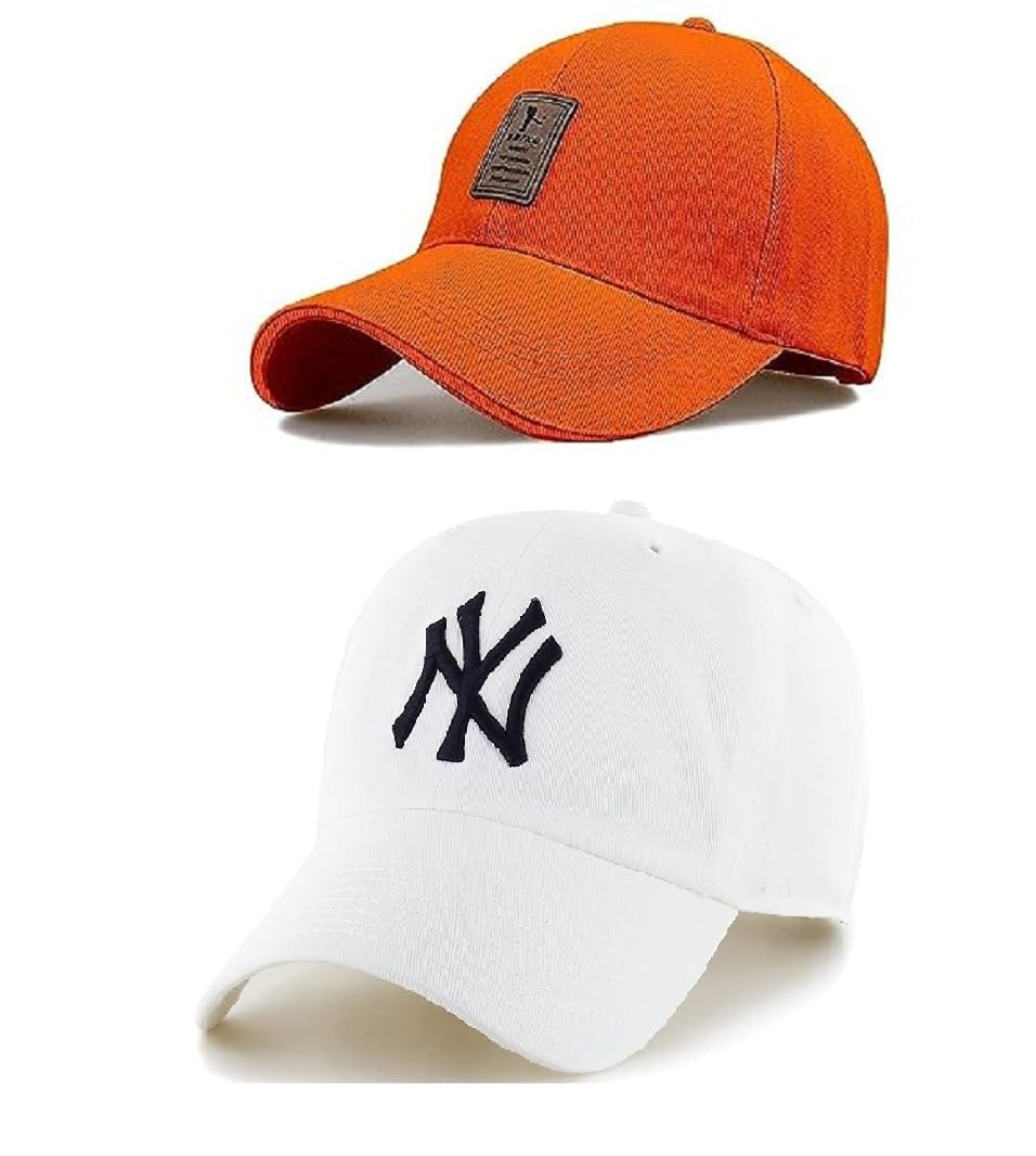 SELLORIA Combo Pack of 2 Stylish Sport virat Inspire + Bast Baseball Cap for Men's and boy'