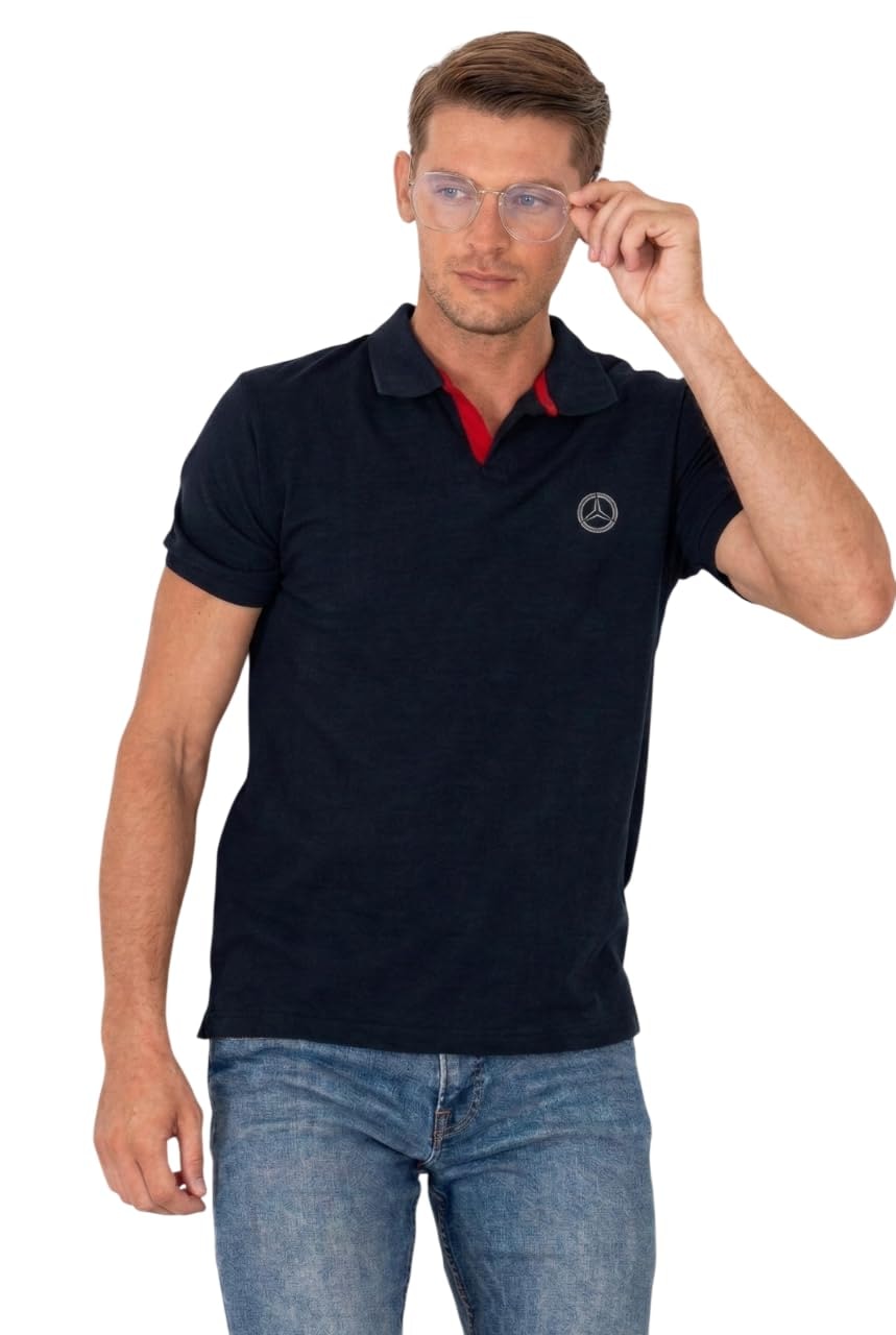 Men’s Classic Fit Polo T-Shirt | Premium Matty Fabric Short Sleeve Collared Shirt | Casual & Smart Wear