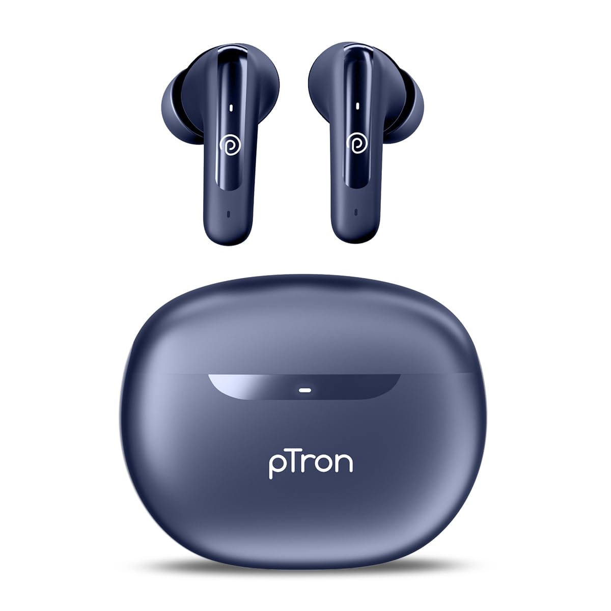 pTron Bassbuds Astra in-Ear TWS Earbuds w/Stereo Sound, 50Hrs Playtime, Stereo Calls, Custom EQ, Mobile App, BTv5.3 Headpho…