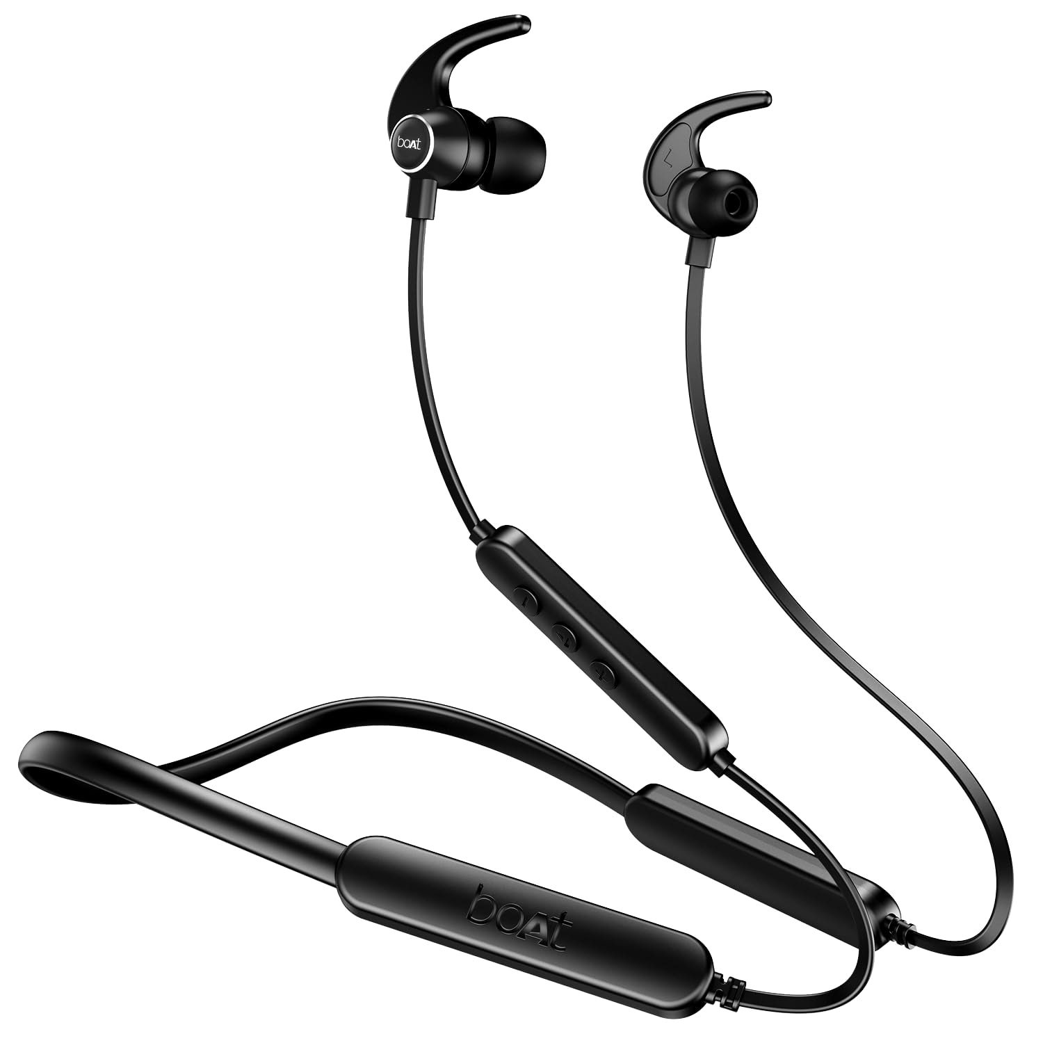 boAt Rockerz 255 Pro+, 60H Battery, Fast Charge, IPX7, Dual Pair,Low Latency,Magnetic Buds, App Support, in Ear Wireless Bluetooth Neckband 