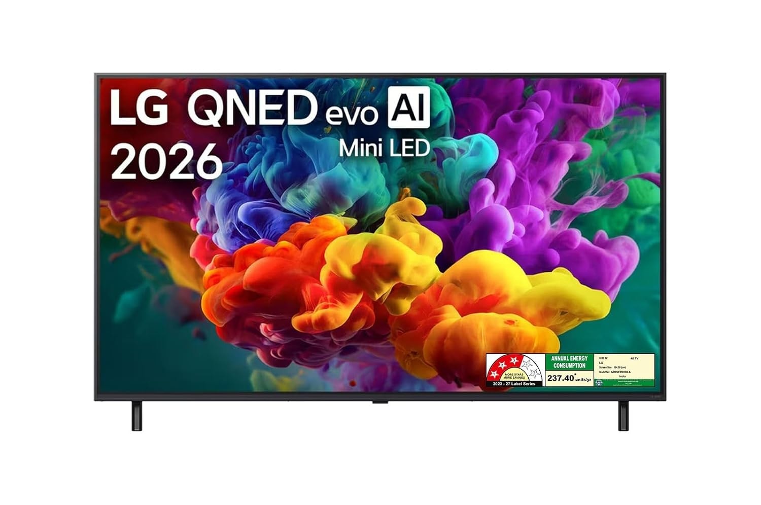 LG 164 cm (65 inches) QNED evo AI QNED82BX Mini LED 4K Ultra HD Smart TV 65QNED82BXA (Black) | α8 AI Processor 4K Gen3 | 120Hz Native (VRR 144Hz) | Dolby Vision & Atmos | Magic Remote (2026 Model)