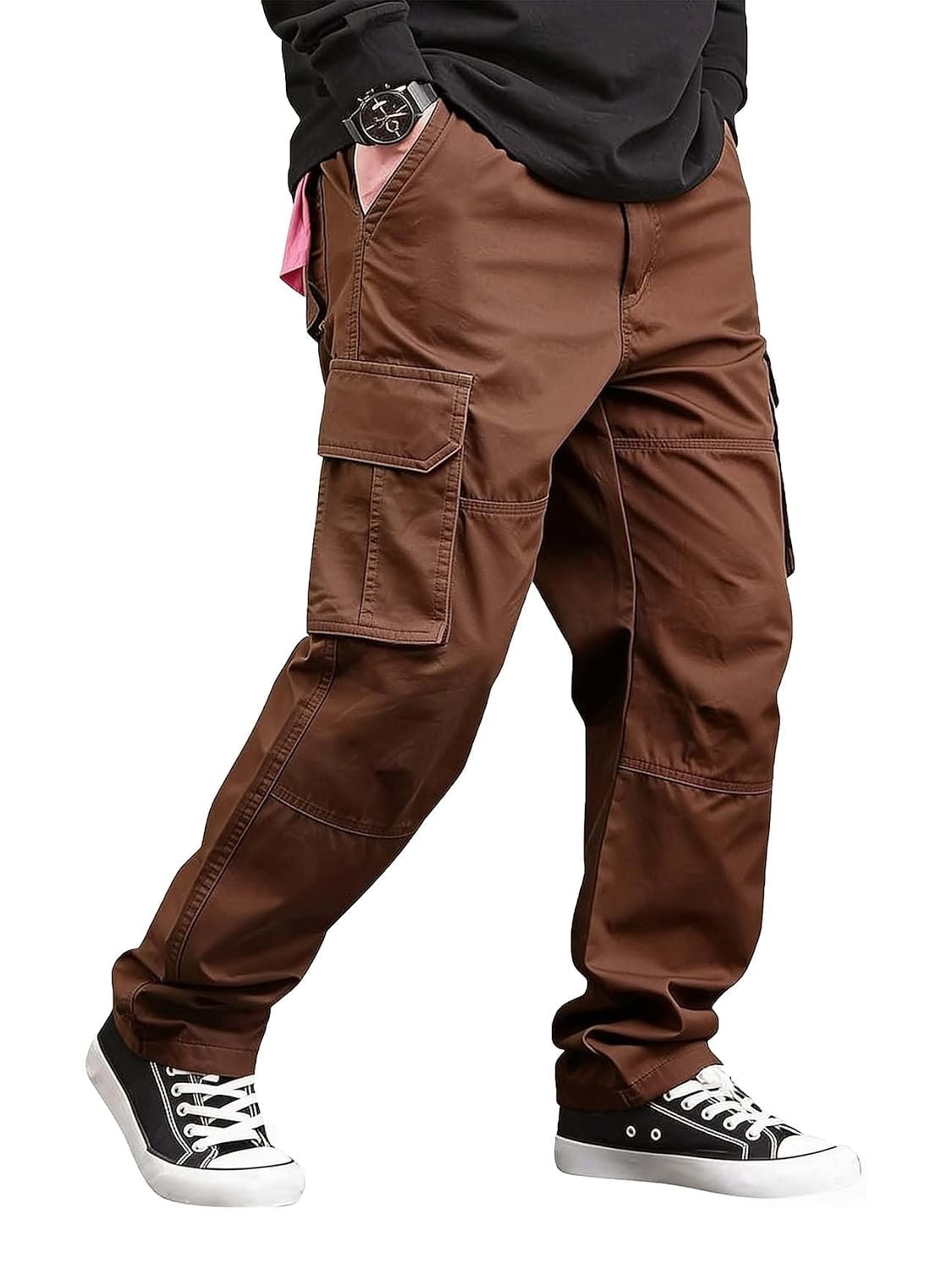 Lymio Cargo for Men | Cotton Cargo Pant | Lower for man | Comfortable Breathable Cargos for Casual, Office Wear | Pant for …