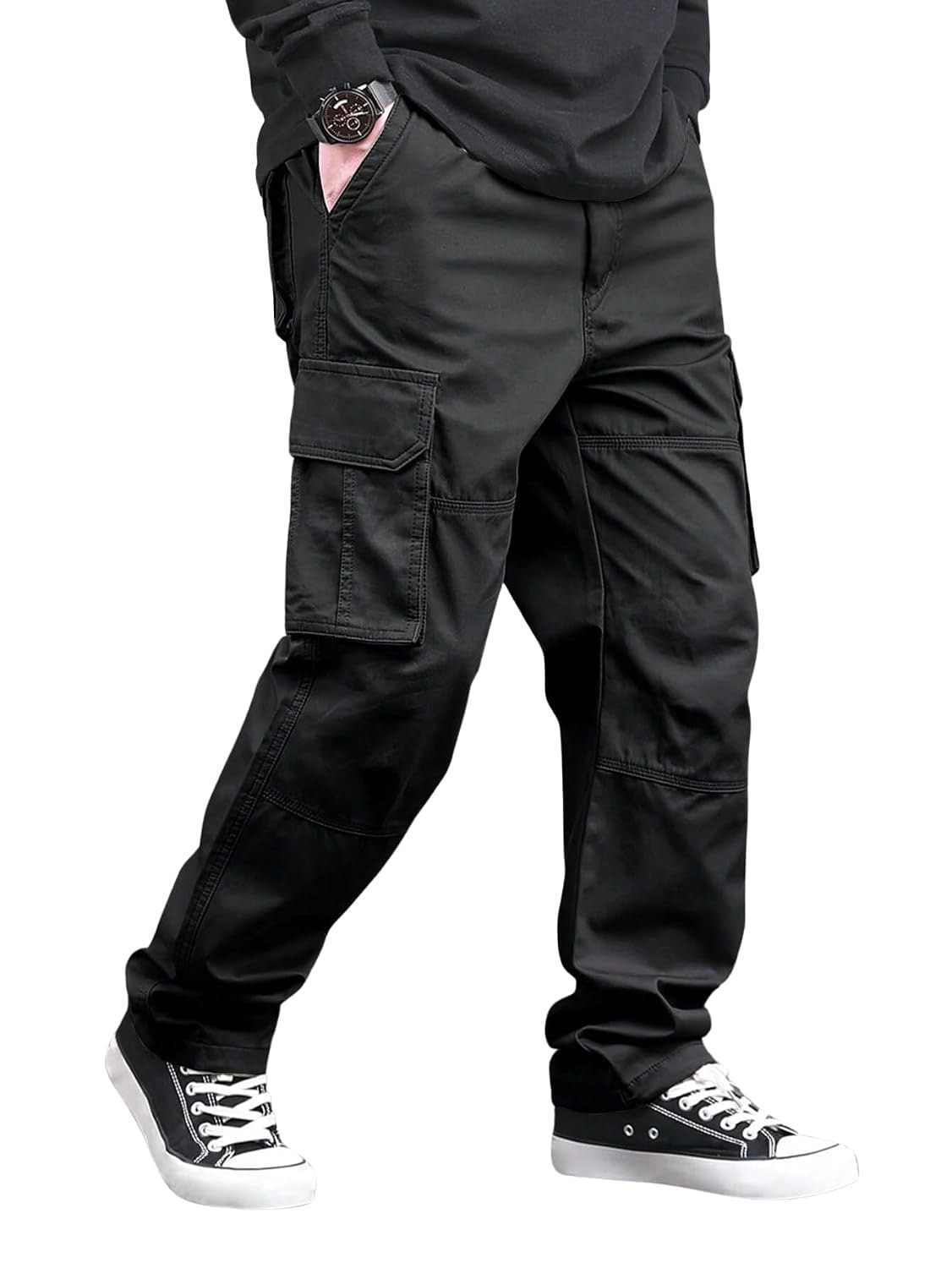 Lymio Cargo for Men | Cotton Cargo Pant | Lower for man | Comfortable Breathable Cargos for Casual, Office Wear | Pant for …