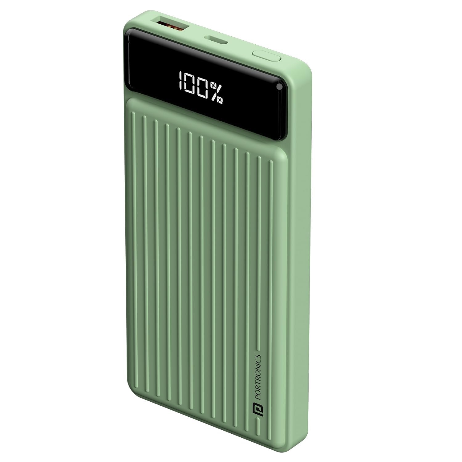 Portronics Luxcell B 10K 10000 mAh 22.5W Fast Charging Power Bank, Ultra Slim Power Bank with Mach USB-A Output, Type C PD …