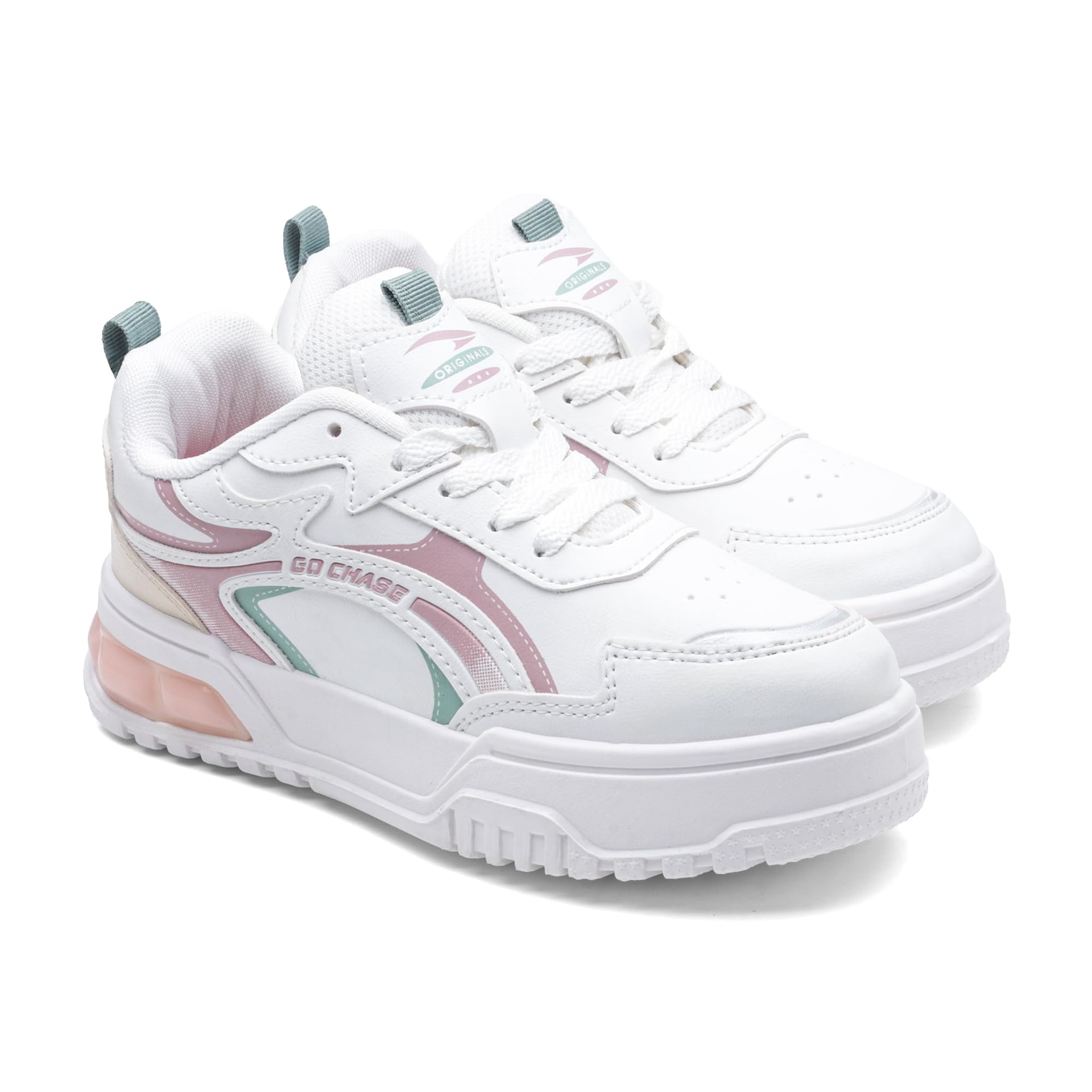 ASIAN Victoria-01 Chunky Sneakers for Women & Girls | Lightweight Fashion Shoes with Cushioned Sole, Cool Colour Design & Stylish Look for C