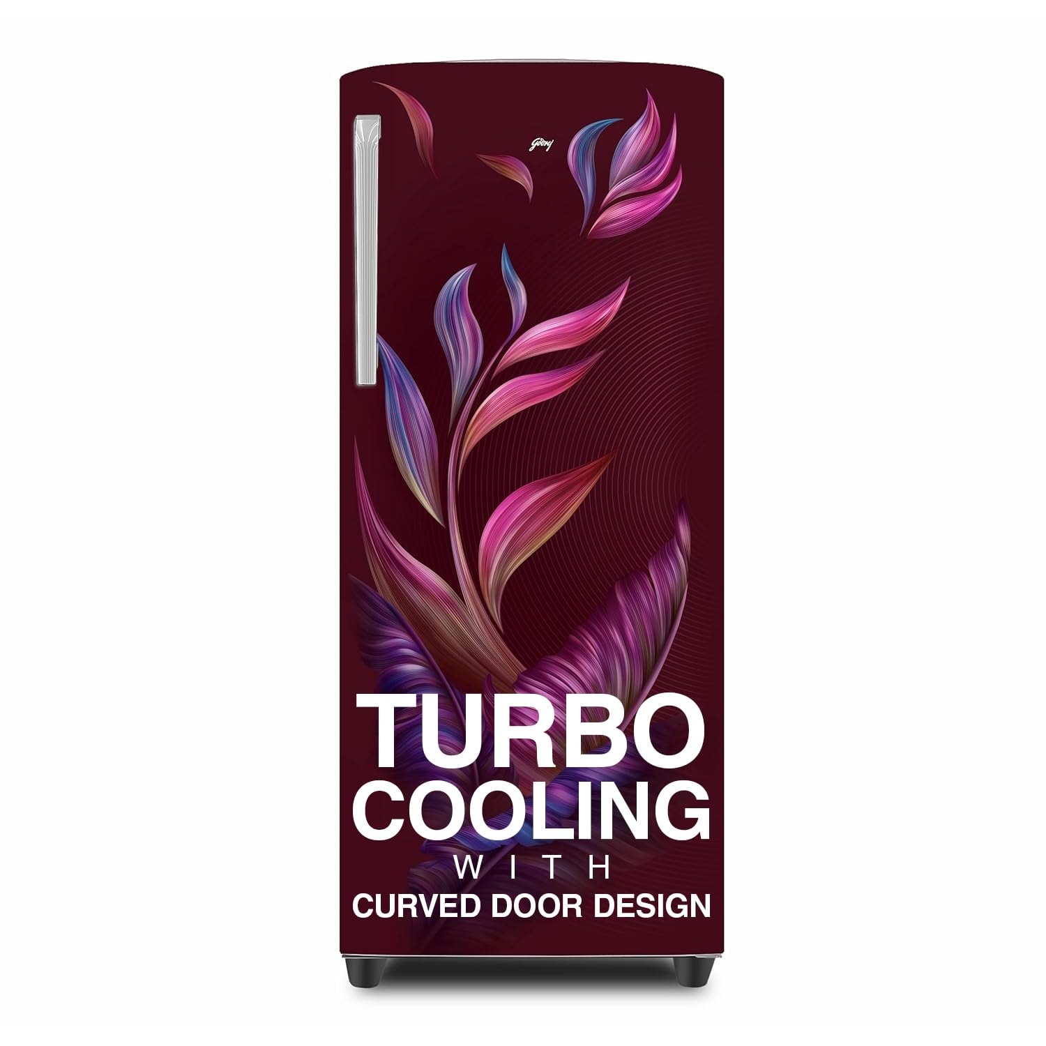 Godrej 268 L 3 Star 5 Years Comprehensive Warranty Turbo Cooling Technology Single Door Refrigerator With Advanced Inverter Technology (RD EMARVEL 290C THI FU WN, Fusion Wine)