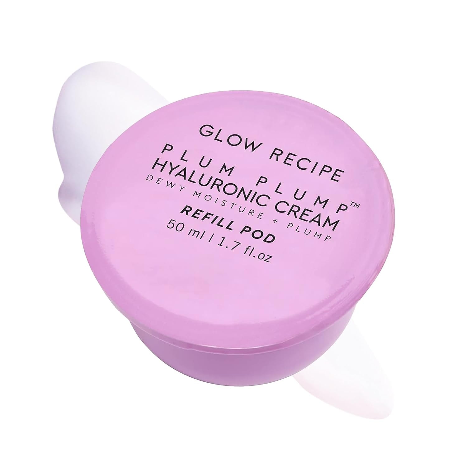 Glow Recipe Plum Plump Cream - Non-Greasy Whipped Gel Cream Moisturizer - Plum, Hyaluronic Acid & Willowherb Hydrates, Plumps & Balances Skin for Dewy Glow (50ml / 1.7oz)