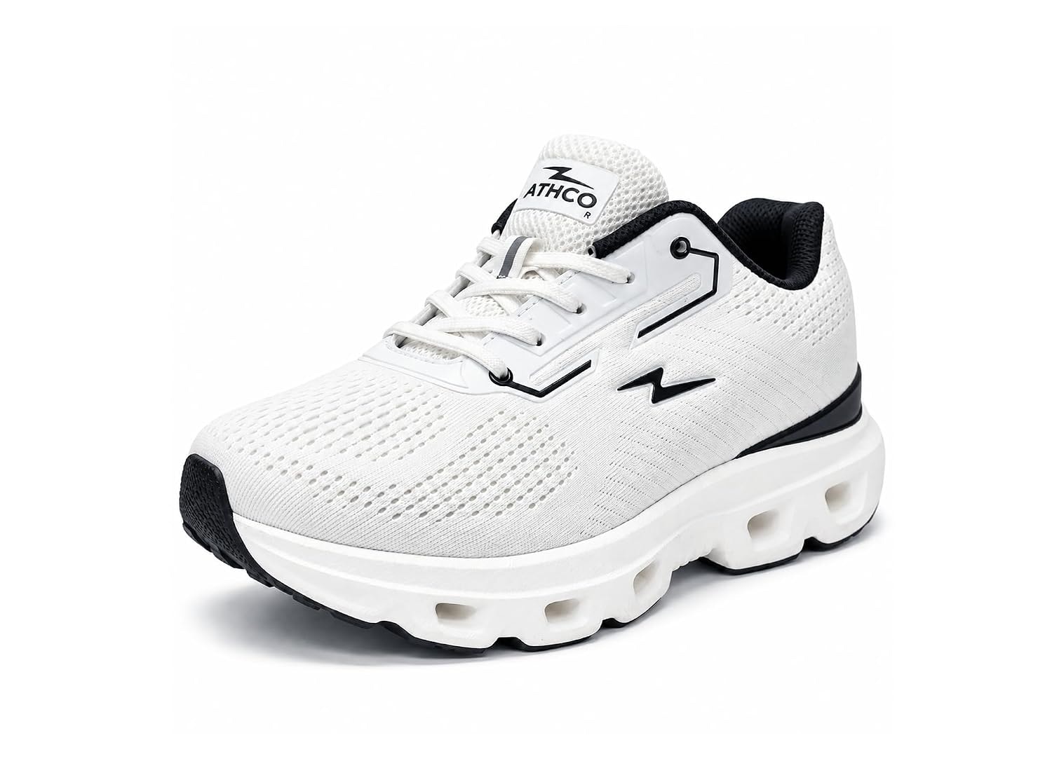 ATHCO mens Endura Running Shoes for Man Comfortable Men's Sports Shoes with Memory Foam Cushioned Insole Sports Shoes for Men Running Walking Lightweight Gym Shoe for Men Comfortable Stylish & Casual Walking Shoe for Man Anti Slip Gym Footwear ATHCO ENDURA