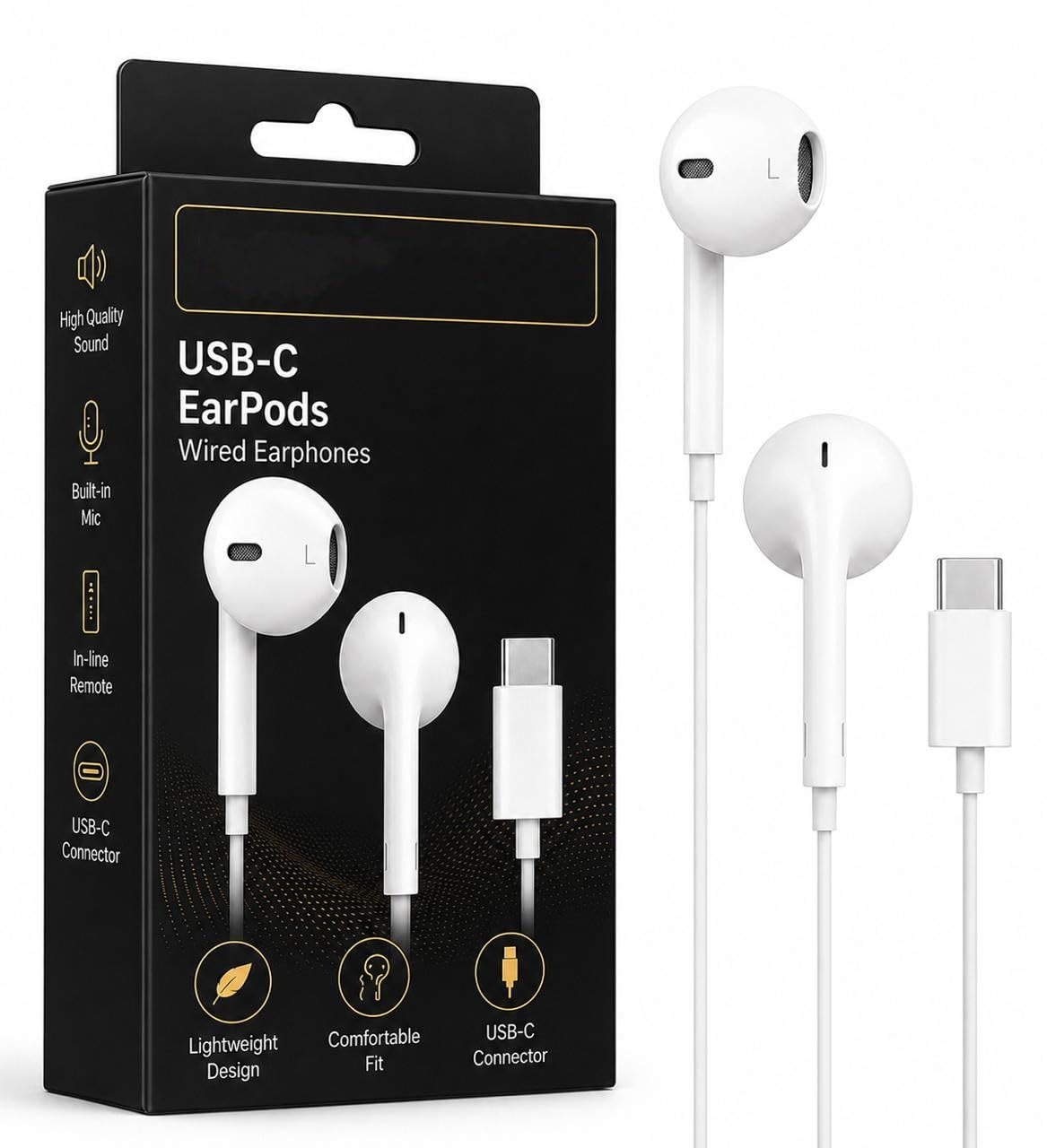 Elebase Half in-Ear Wired Digital Earphones