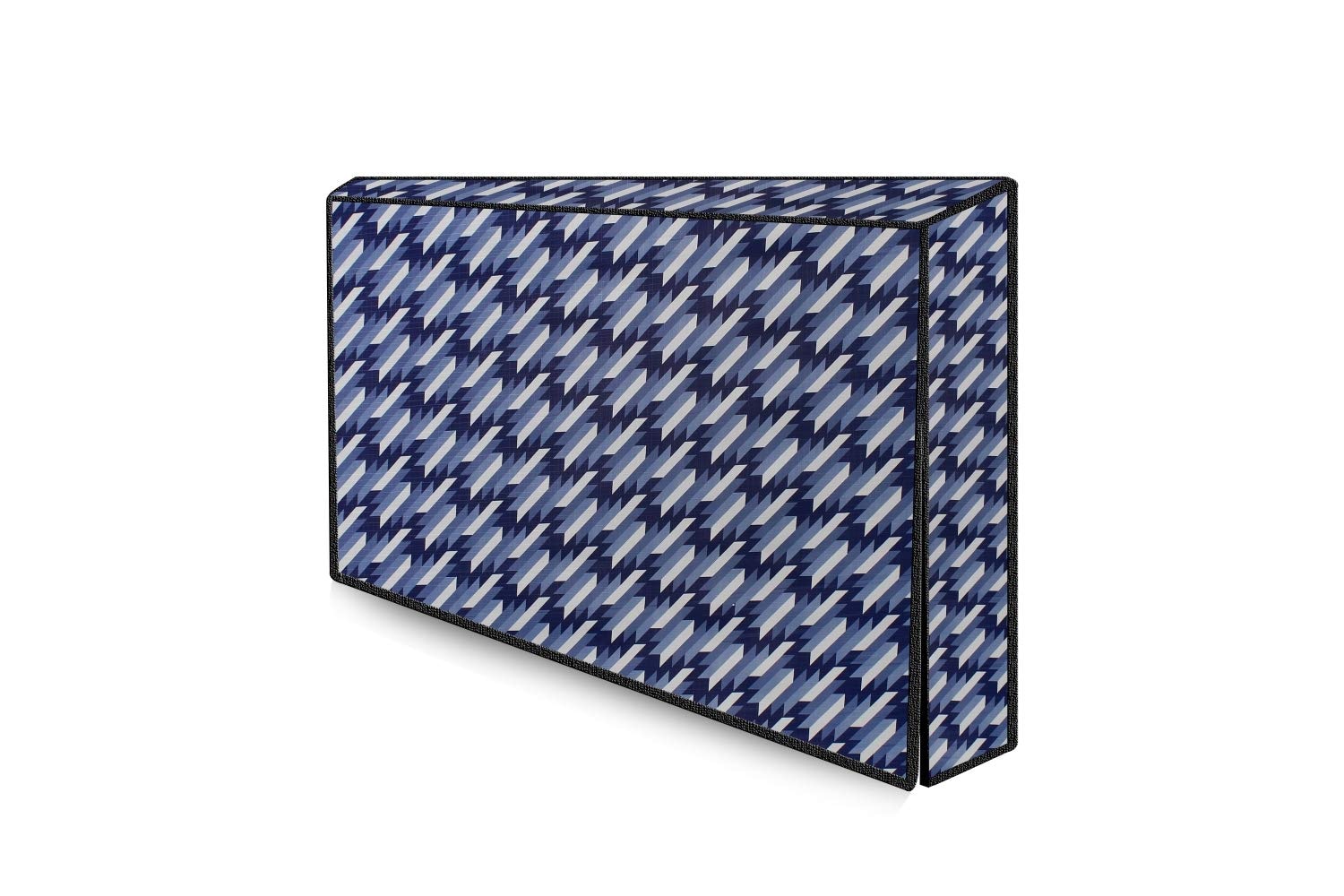 The Furnishing Tree Waterproof & Dustproof PVC LED/LCD/Monitor TV Cover Suitable for All Models of 43 Inch TV, Dimensions of the Cover WxHxD In Inches: ( 39x24x3 ), Symmetric Pattern Blue