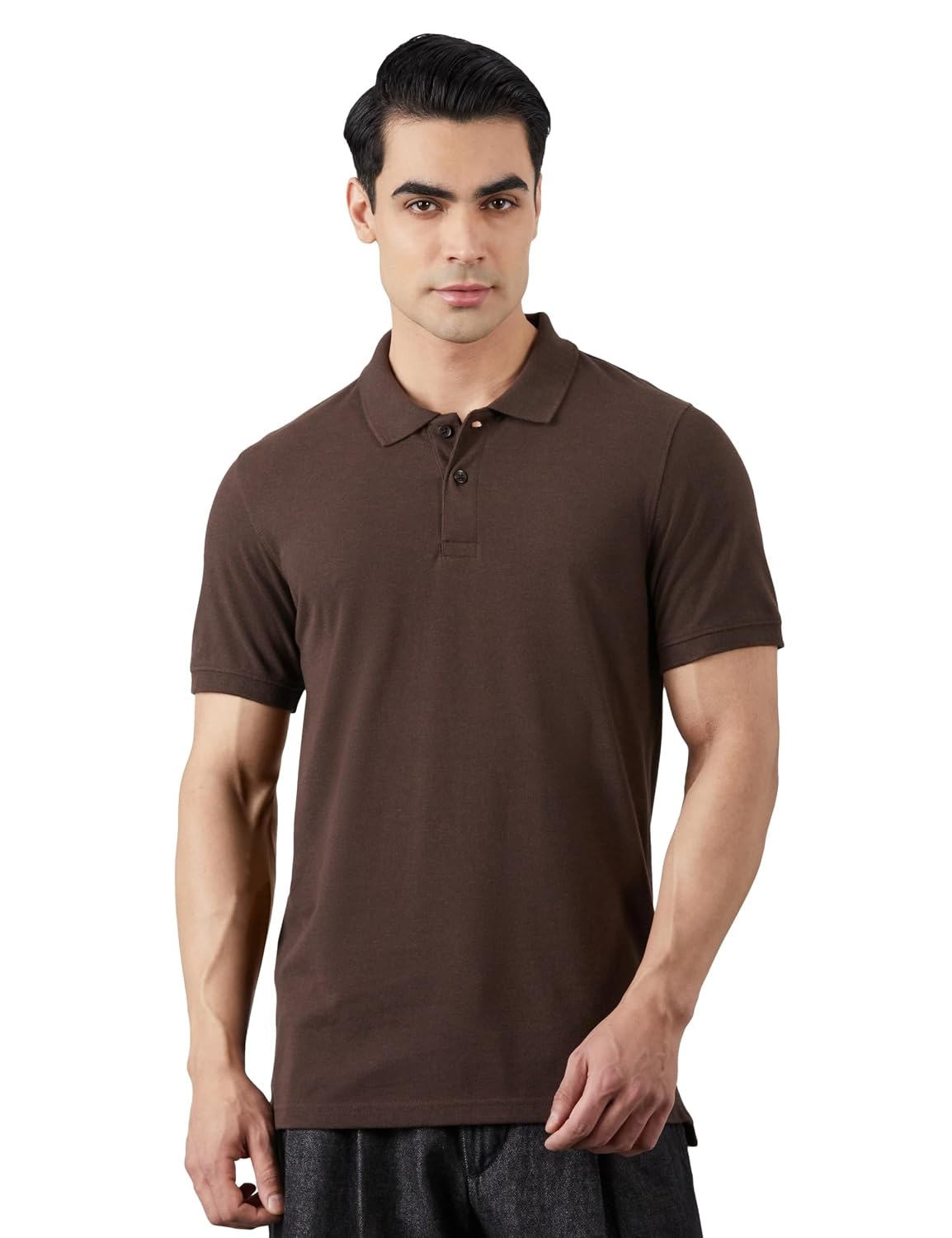 Amazon Brand - Symbol Men's Cotton Rich Solid Polo Tshirt | Collar Tshirts | Half Sleeves | Plain-Regular Fit (Available in…