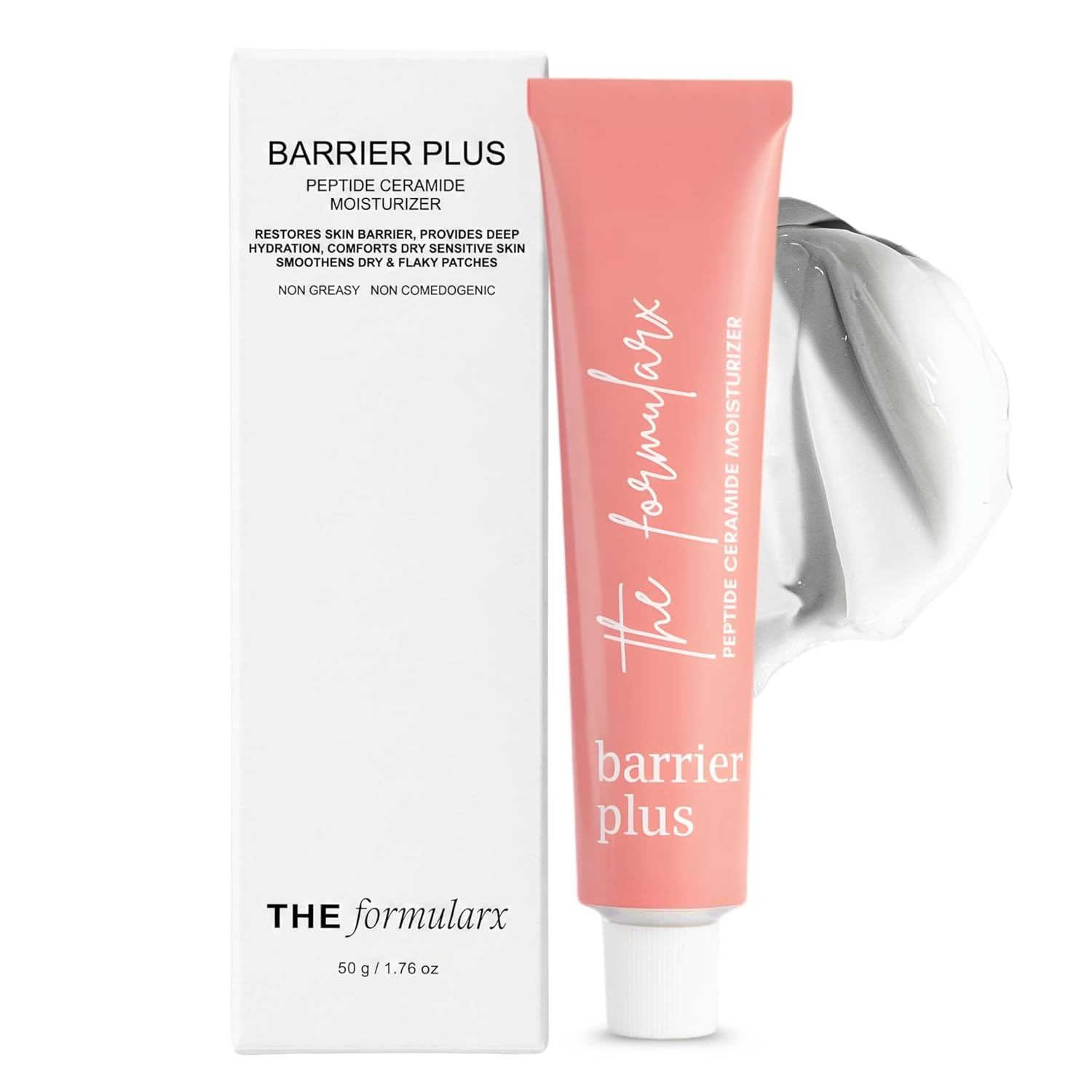 The Formularx Peptide Ceramide Moisturizer - Barrier Plus Nourishing Barrier Repair Moisturizer For Normal, Dry, Compromised, Sensitive skin 50 g