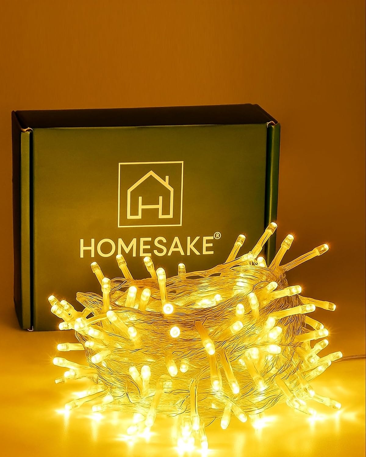 Homesake® 36 Feet Long 40 LED Power Pixel Serial String light Fairy Lights, Plug Sourced, Home & Outdoor light for christma…