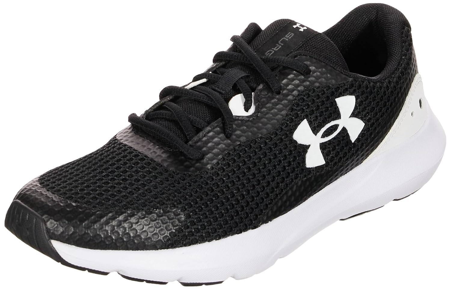 Under Armour Men's Surge 3 Lace-Ups Running Shoes | Black | 13 | 3024883-001-13