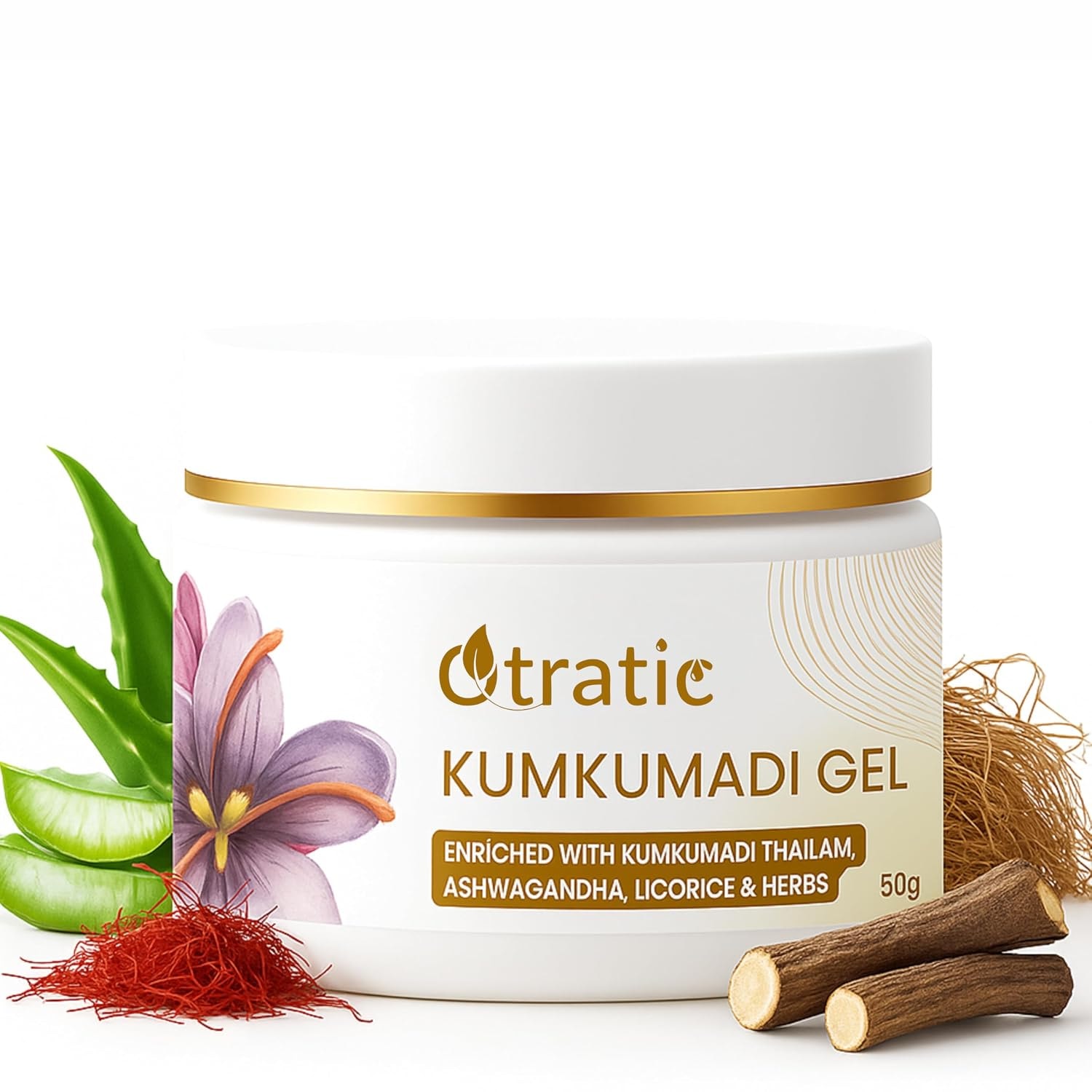 Kumkumadi Brightening Face Gel, 50g