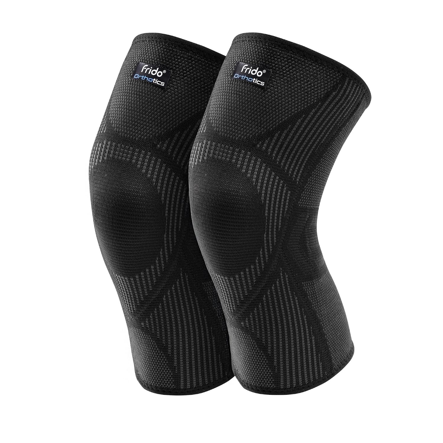 Frido Active Knee Cap Support for Men & Women | Active Compression for Pain Relief & Joint Support | Knee Sleeve for Gym, R…