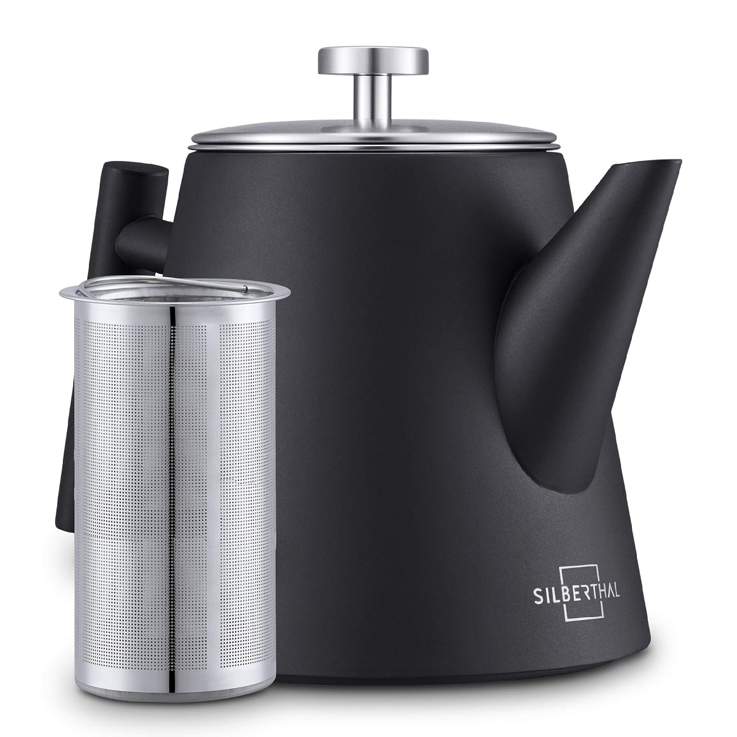 SILBERTHAL Mini Mixer Grinder with Teapot Infuser (B07M5B5KMM)