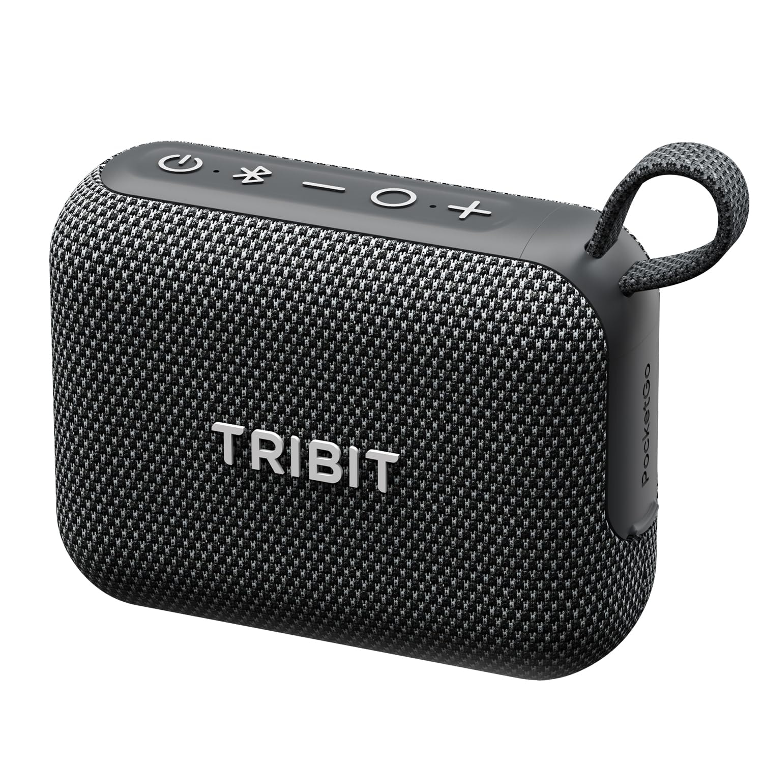 Tribit PocketGo Portable Bluetooth Speaker, 7W, IP68 Waterproof, 20H, Black
