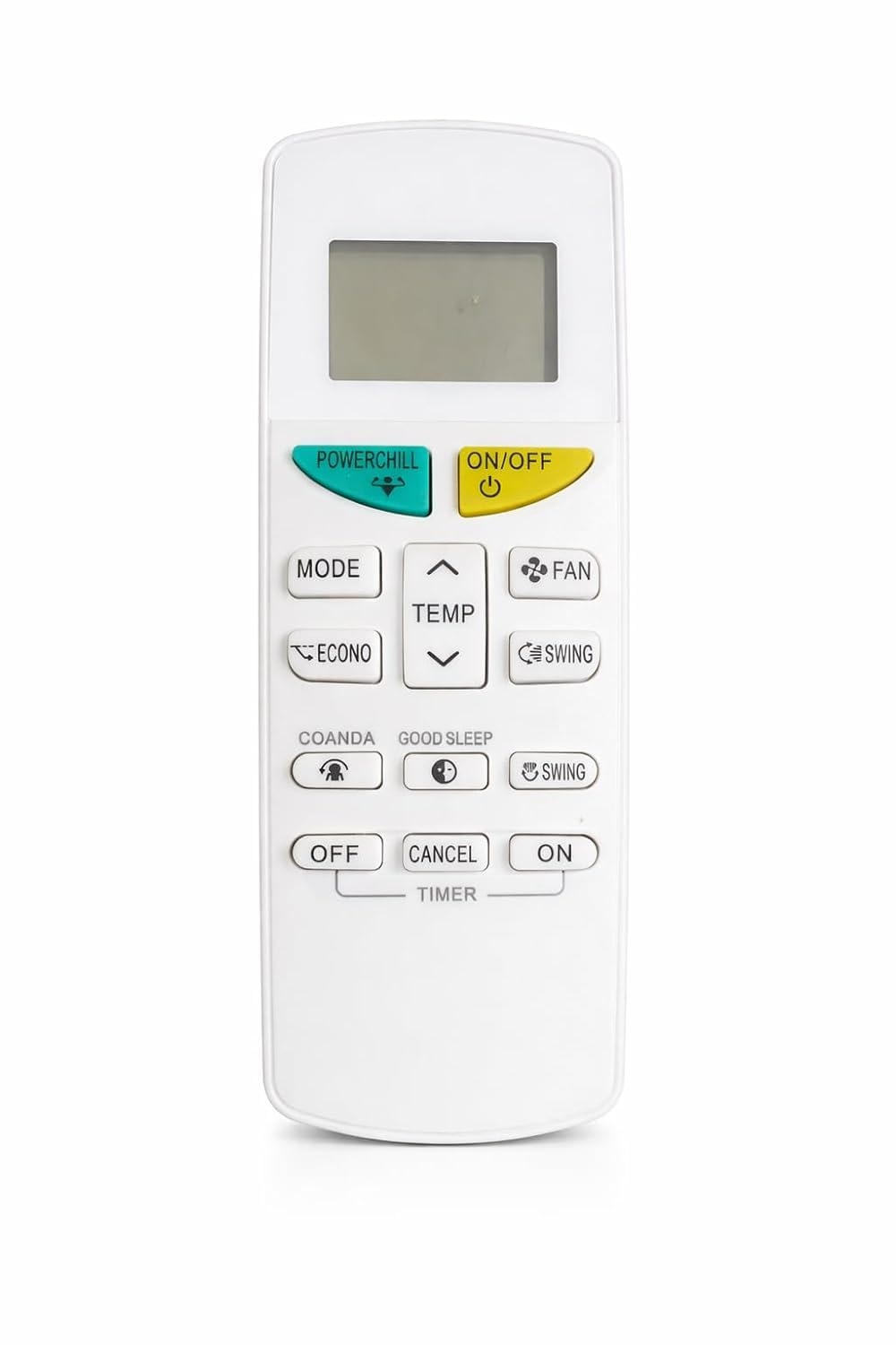 Sadhwanis Original Universal Remote Compatible with Daikin Ac Remote Control for 1 Ton 1.5 Ton 2 Ton 3 Star 4 Star 5 inveter Split ac