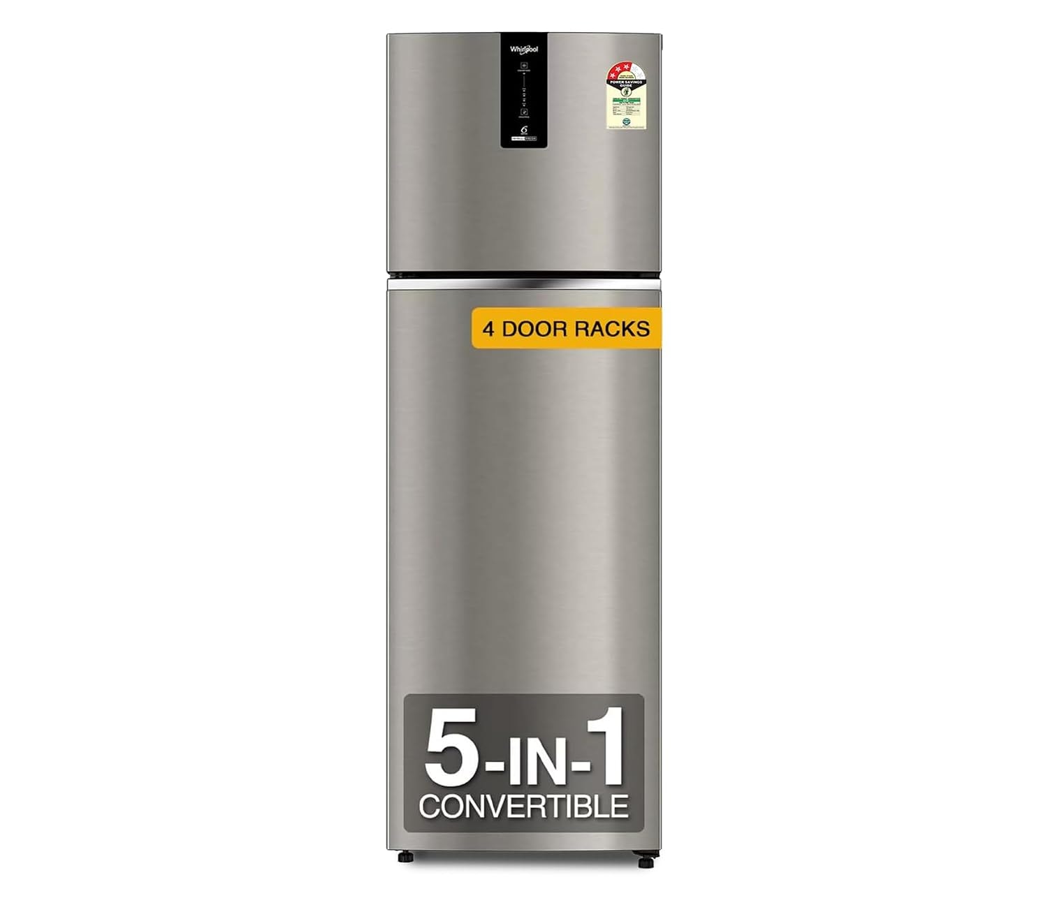 Whirlpool 308 L 3 Star Convertible Frost Free inverter Double Door Refrigerator (IF INV 355 TITAN STEEL(3S) CONV-TL)