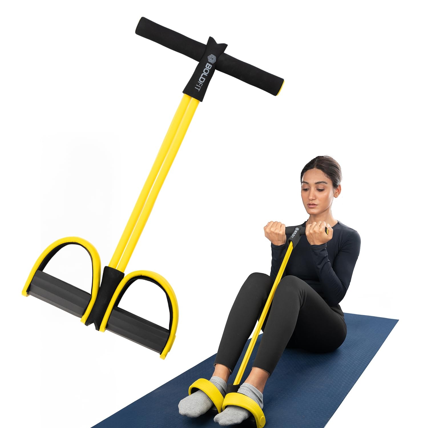 Boldfit Tummy Trimmer Men and Women for Abs Workout Stomach Exercise Machine for Women and Men Exercise in Gym, Home for Abdominal Workout,