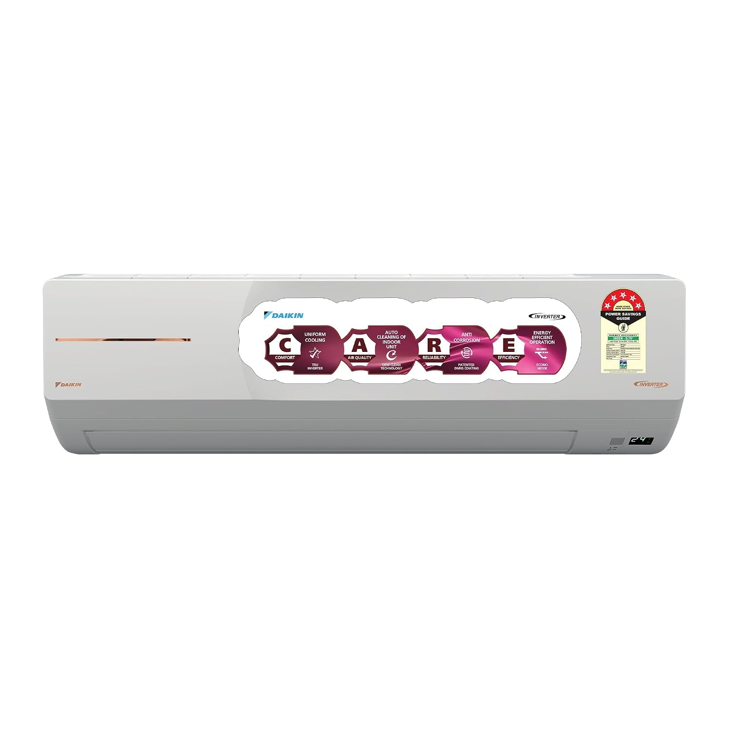 DAIKIN 1.0 Ton 5 Star Inverter Split AC (Copper, PM2.5 Filter, MTKM35XV16, White)