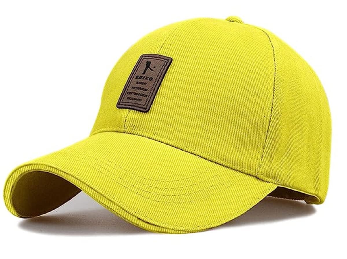 SELLORIA Brand A Soft Cotton Adjustable Unisex Cap Quick Drying Sun Hat Protection for Men and Women (Freesize) Baseball Caps