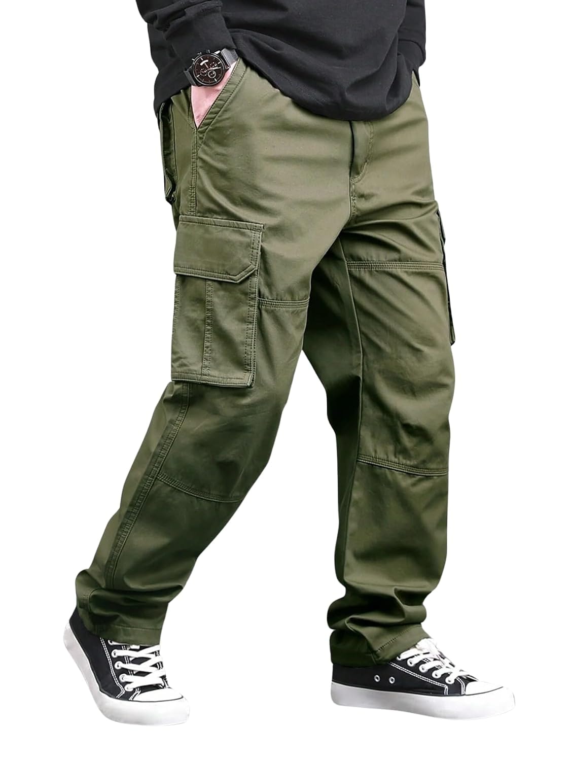 Lymio Cargo for Men | Cotton Cargo Pant | Lower for man | Comfortable Breathable Cargos for Casual, Office Wear | Pant for …